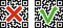 Sticker For Covid-19 Certificate QR-Code Control. Vector Sign.