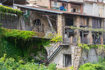 Wall Mural - View of Dolcedo, a picturesque village near Imperia, Liguria, Italy
