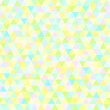 Seamless triangle pattern. Abstract geometric wallpaper of the surface. Cute tile background. Pastel colors. Print for polygraphy, posters, t-shirts and textiles. Beautiful texture. Doodle for design