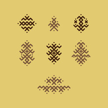 Vector Image Of Traditional Berber Tattoos
