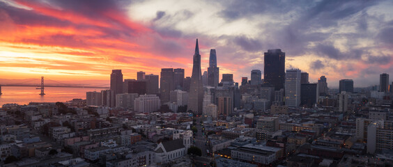 Wall Mural - San Francisco Skyline at Sunrise