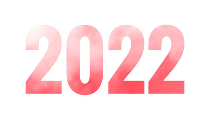 Wall Mural - Number 2022 new year 