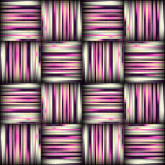 Poster - Patchwork textile pattern. Seamless quilting design background.