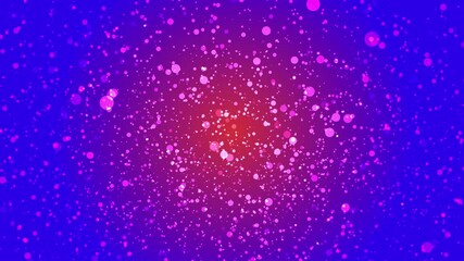 Wall Mural - yesno red particle globe particle with blue background technology background