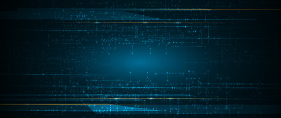 vector abstract circuit board, illustration high tech computer, engineering, science and information