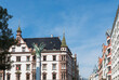© Westend61 - Germany, Saxony, Leipzig, Column and historic apartments at Nikolaikirchplatz