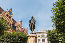 Germany, Saxony, Leipzig, Bronze Statue Of Johann Wolfgang Von Goethe