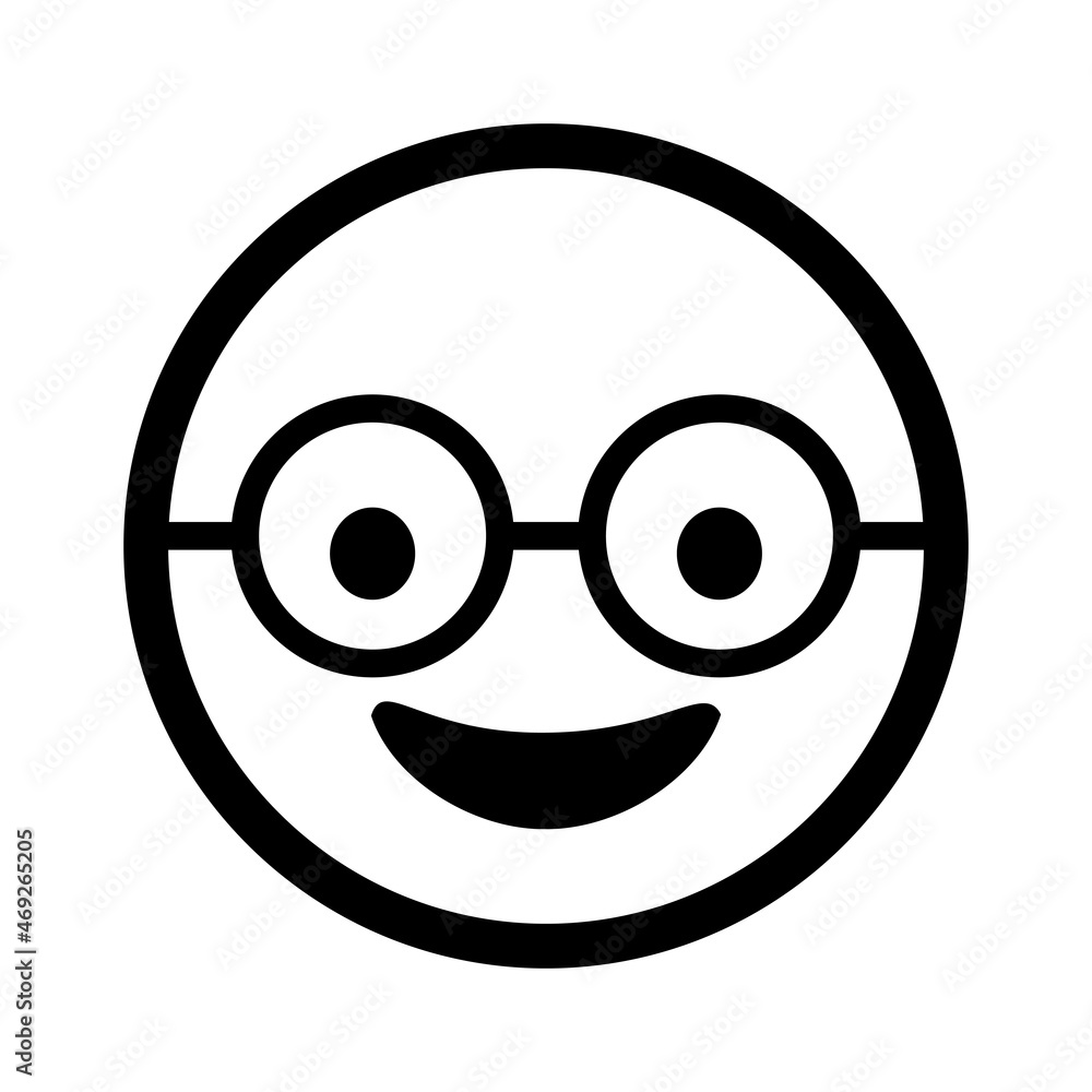 Smiley face. Emoji icon vector. Emoticon sign. Positive emotions ...