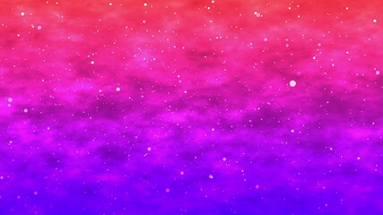 Wall Mural - space particles in red blue background