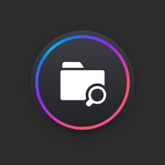 Sticker - Search Folder -  UI Icon