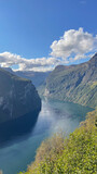 Fototapeta Do przedpokoju - Geiranger fjord in Norway