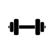 © Міша Герба - Dumbbell vector icon on white background. Dumbbell vector icon, great design for any purposes. Symbol, logo illustration.