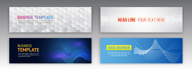 cyber security for business and internet projects. abstract web design banner. modern graphic templa