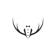 Wall Mural - Antler Men logo vector for your company or business