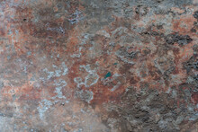 Background Of Old Painted Wall, Closeup Texture