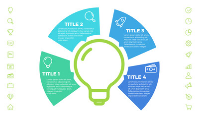 Wall Mural - business infographic template design . option infographic template design,business infographic concept for presentations, banner, workflow layout, process diagram, flow chart and how it work
