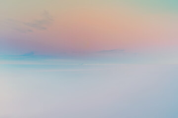 Wall Mural - abstract sky blurred background, summer nature aerial sky view