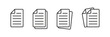 © Precious - Document icon. File sign. Document page vector note.