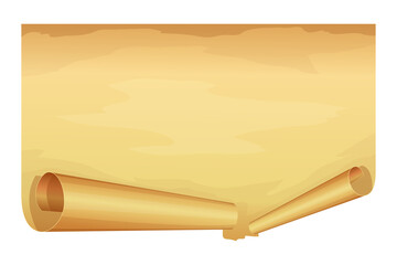 Wall Mural - Big golden scroll of parchment