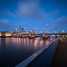 Blackfriars Bridge Over The River Thames, London