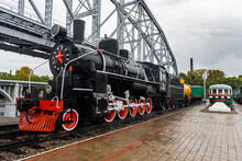 Old Steam Train, Transsiberian Railway Museum, Khabarovsk, Khabarovsk Krai