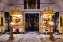 Interior Of The Church Of The Ascension, UNESCO World Heritage Site, Kolomenskoye, Moscow