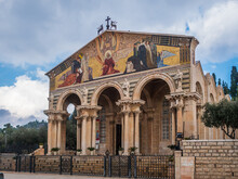Church Of All Nations In Garden Of Gethsemane, Jerusalem, Israel