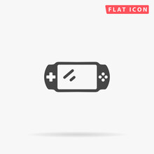 Portable Game Flat Vector Icon