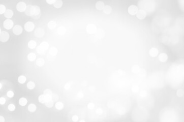 Wall Mural - blurred silver background with circles
