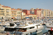 Nice, Well Known City In Cote D'azur, South Of France, In Summer