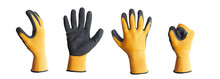 Textile Work Gloves With Rubber