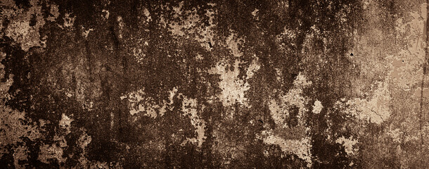 Wall Mural - vintage brown texture background of wall concrete