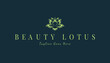 Lotus flower logo inspiration. Aesthetic line art lotus logo design for beauty care, skin care, spa, yoga, boutique, women fashion and beauty clinic treatment. branding identity for feminine business.