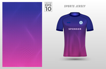 Soccer jersey design for football club. Fabric textile for t-shirt printing vector illustration