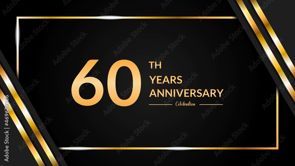 Luxurious and elegant design to celebrate 60th anniversary with black ...