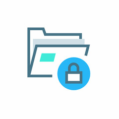 CONFIDENTIAL PROJECT icon in vector. Logotype