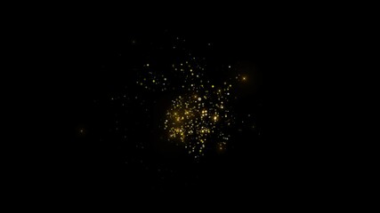 Wall Mural - particle logo light explosion animation transition