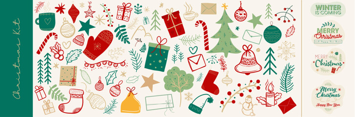 Christmas Kit - Illustrations - Pictos