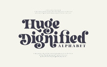 Vintage And Classic Alphabet Font Set Design. Vector Illustration Typeface. Decorative Serif Fonts Collection. Ligature Collective Designs.