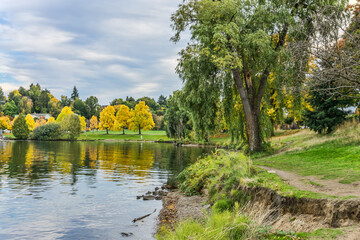 Poster - Dock And Autumn Trees_3