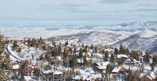 Beautiful Deer Valley Ski Resort In Park City, Utah