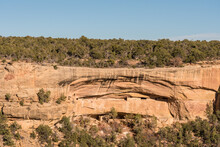 Historich Pueblo Dwelling In Mesa Verda National Park