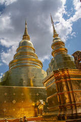 within wat phra singh is a buddhist temple or wat in thai in chiang mai province northern of thailan
