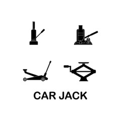 Wall Mural - Hydraulic jack icon