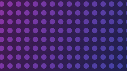 Canvas Print - Polka dot background loop for technology background