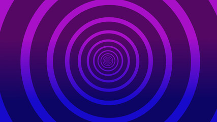 Canvas Print - Seamless circle loop for concept background