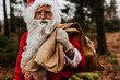 © Johnér - Man wearing Santa costume carrying sack