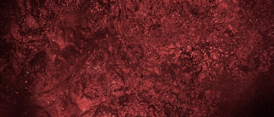 Leinwandbilder - Dark elegant Viva Magenta and Royal red with  dark border, old vintage background	