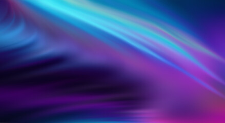 Wall Mural - bright abstract blurred background with bokeh. blurred lights, neon glowing lines on a dark backgrou
