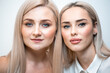 © alipko - Two blonde women portrait in beauty salon